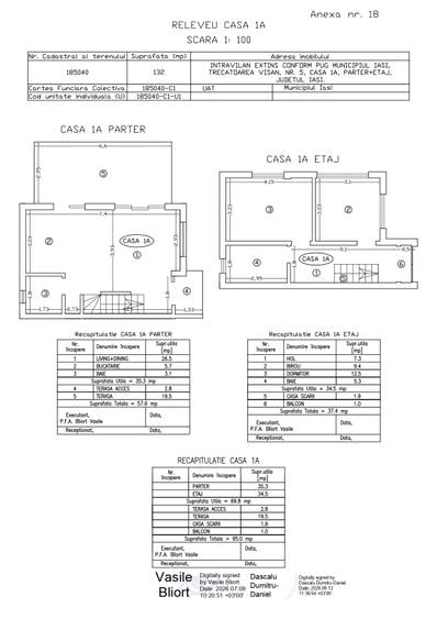 Ultima- Casă P+1 de vânzare în Iași – zona Bucium-Preț de apartament