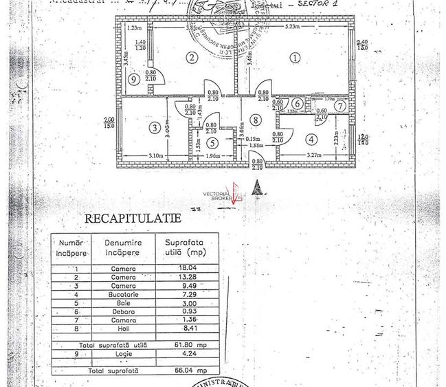 3 camere decomandat, renovat complet, etaj 2/4, Titan - 1 Decembrie Metrou - 1