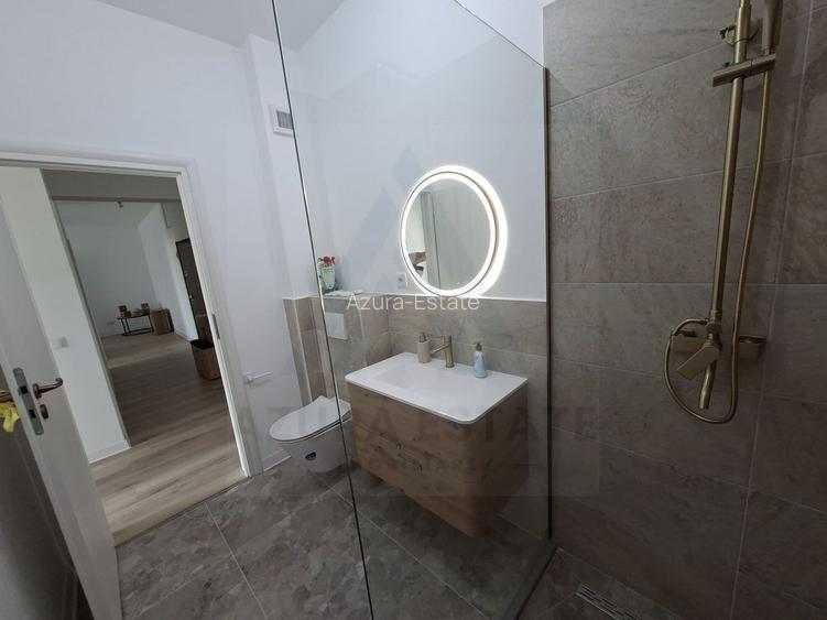 Apartament lux prima inchiriere 3 camere 76mp utili si boxa Selimbar - 9
