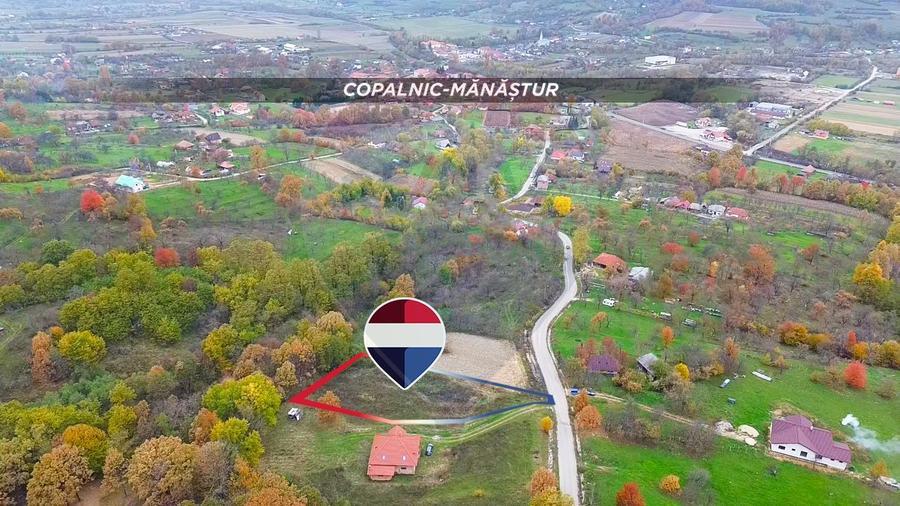 Teren intravilan de vânzare – Copalnic Mănăștur – 3.000 mp