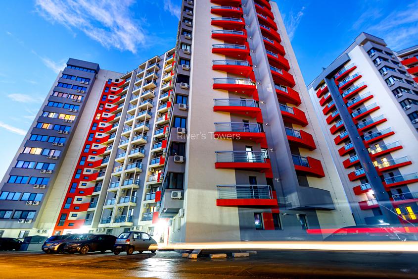 RIVER"S TOWERS - Penthouse finalizat si intabulat, se vinde la alb - 12