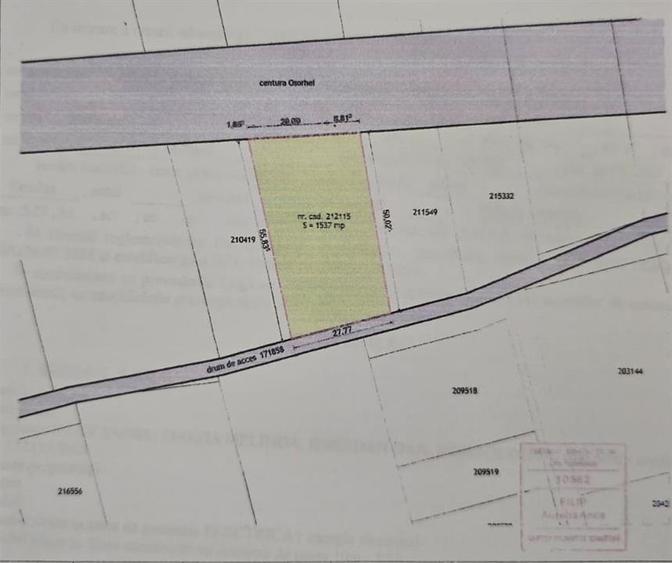 TEREN INTRAVILAN | 1537 mp | ZONA INDUSTRIALA EST | ORADEA | BIHOR