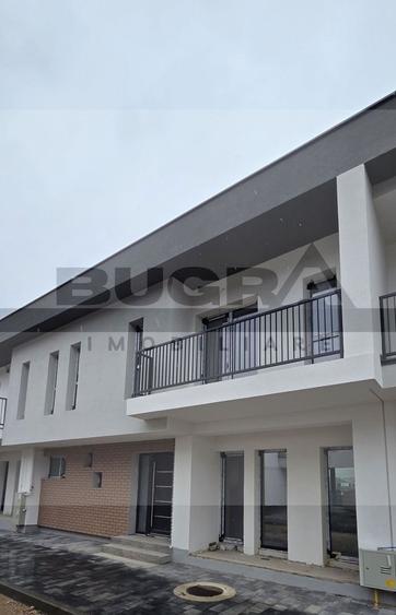 Casa finalizata 2025 de 108mp, 2 parcari, gradina, zona Terra