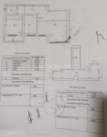 3 camere- Popas Pacurari - 70 mp - etaj 1 - 127000 euro - 2