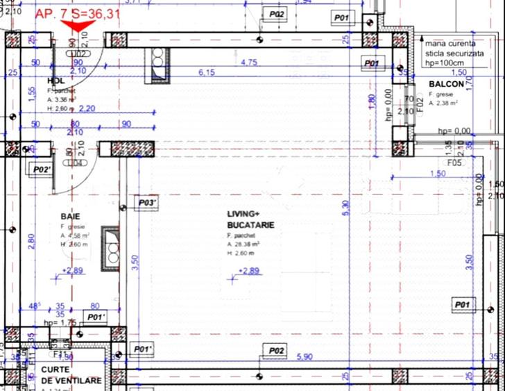 Apartament cu o camera, 36 mp, etajul 1, mobilat, utilat, Zona Torontalului