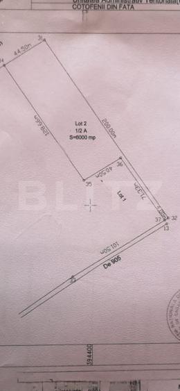 Teren extravilan, 6000 mp, zona sere Beharca