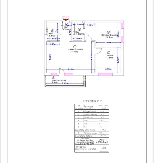 Apartament 3 cam 82MP util|MTM-Rond Pipera-Aviatiei |LOC PARCARE SUBTERAN INCLUS - 15