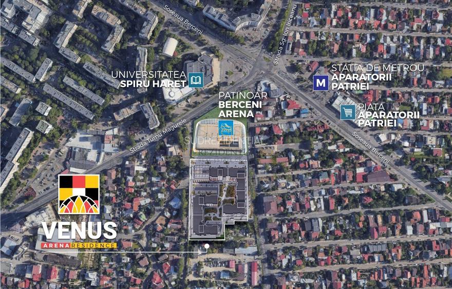 De inchiriat Spații comerciale -  Venus Arena Residence, Sector 4 - 6