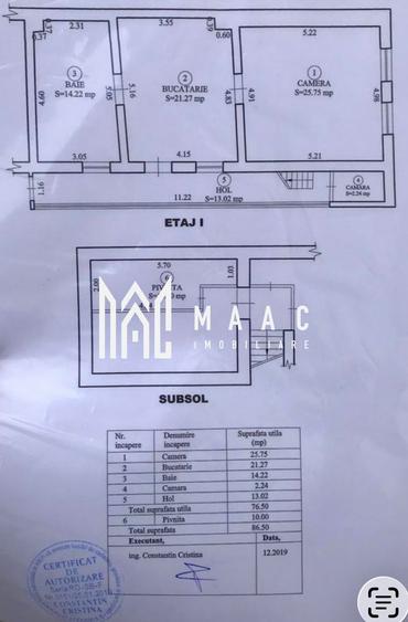 Apartament 2 camere | 76 MPU | Boxa | Parter | Ultracentral