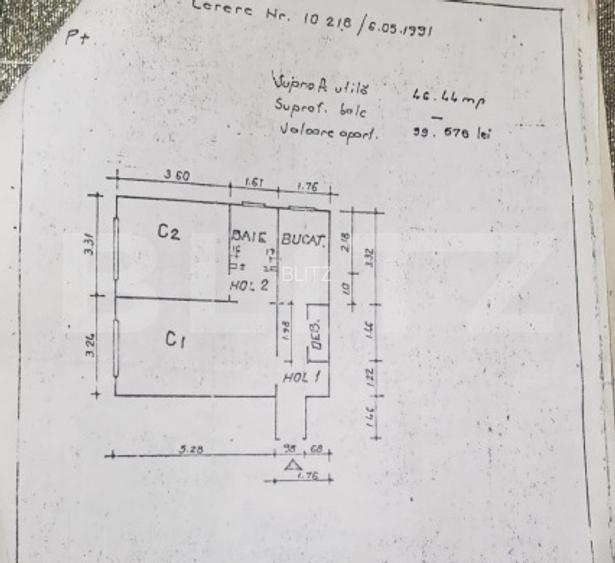 Apartament 2 camere, 46.80 mp, zona Ultracentral (Mama Mia) - 15