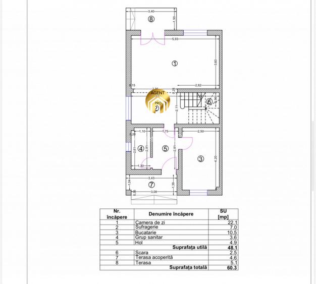 Casa P+1+Pod - 4 camere - 209mp Teren - Aproape de DN1 - Otopeni - 4