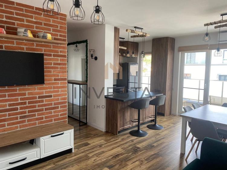 Apartament 3 camere 68 mp utili cu terasa, bloc nou, zona Borhanci