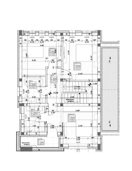 Comision 0! Duplex cu 5 camere despartit prin camera tehnica. Asfalt. - 2