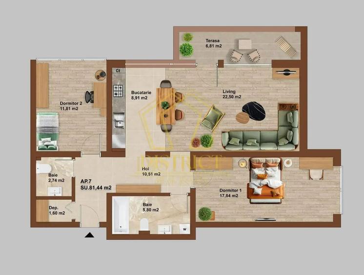 0% COMISION Apartamente cu 3 camere, mai 2027 | Buziasului