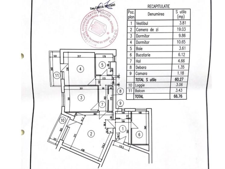 Apartament de vanzare-3 decomandat-zona Tineretului