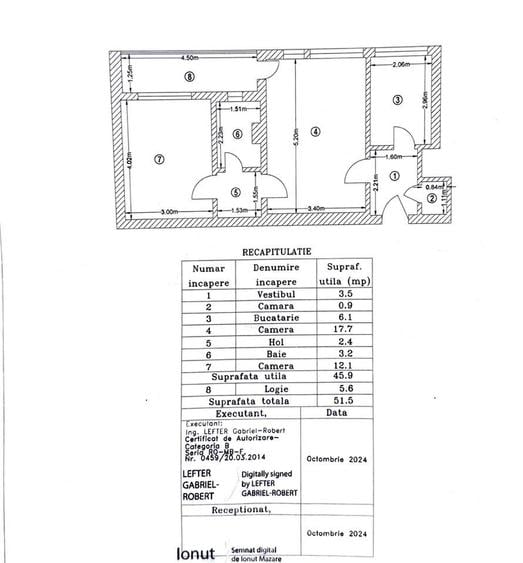 Apartament 2 camere Militari metrou Lujerului