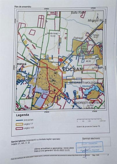 Teren Focsani-AUTORIZAT CASA-TOATE UTILITATILE
