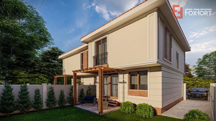 Proiect modern in stil mediteranean cu 4 camere - Giroc