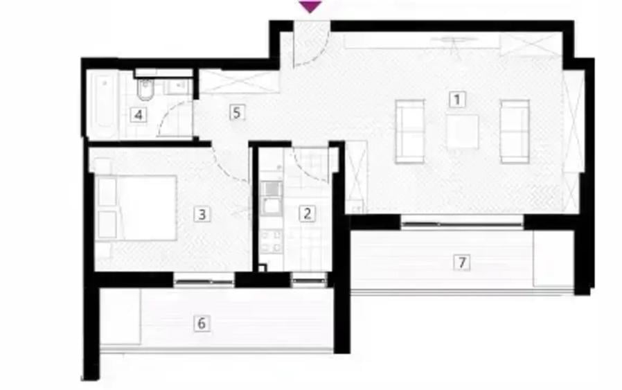 Apartament 2 camere, 2 balcoane, boxa, metrou Stefan cel Mare
