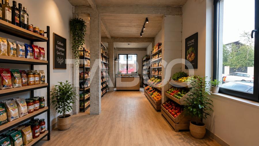 Spatiu comercial NOU posibilitate alimentatie publica zona Selimbar