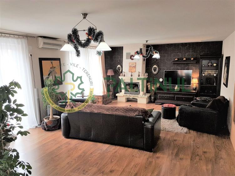 Vila Șelimbăr – 700 mp teren, jacuzzi, semineu, front stradal 30 ml