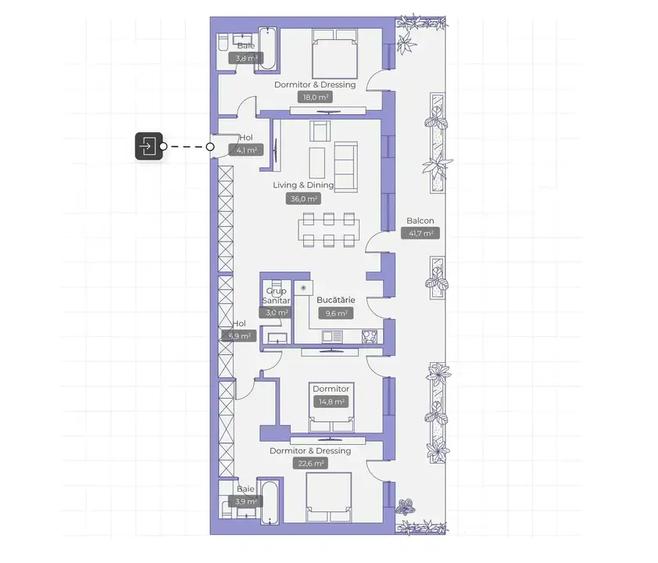 Apartament 4 camere – zona Erou Iancu Nicolae
