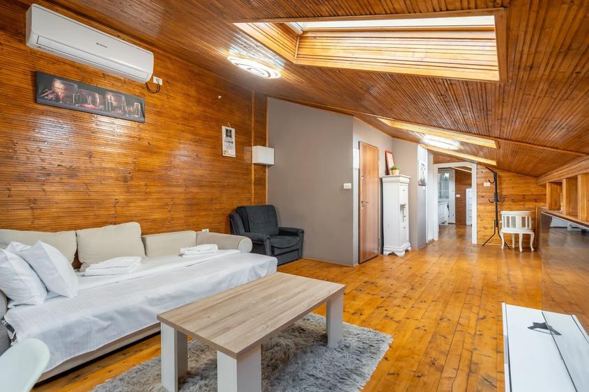 Mansardă de închiriat – 75 mp – Zona Parcul Carol / Tineretului
