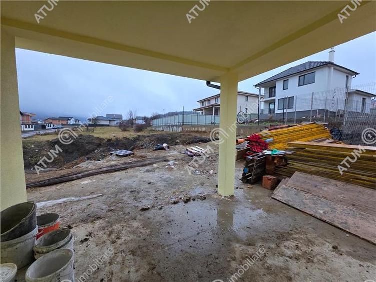 Casa individuala cu 4 camere si curte libera de 340 mp in Cisnadie