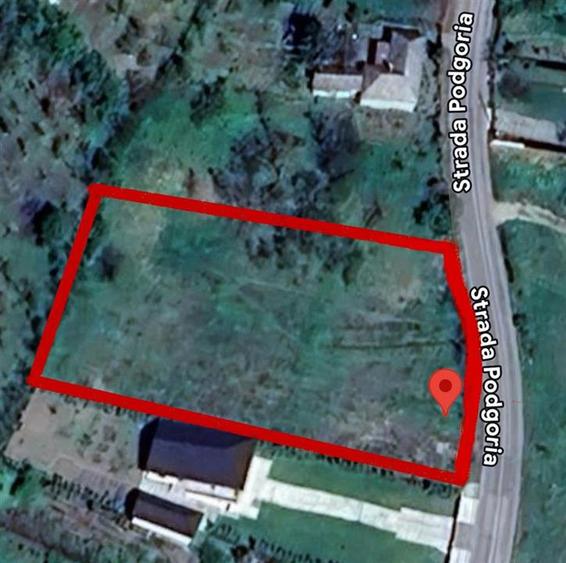 TEREN INTRAVILAN 2077 MP | DUBLU FRONT | PODGORIA