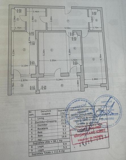 Apartament 3 camere | Unirii | Bloc 2023 | 113 mp | Parcare Inclusa