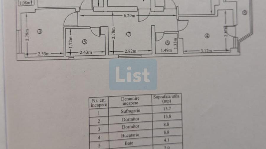 Apartament 3 camere , zona Doja