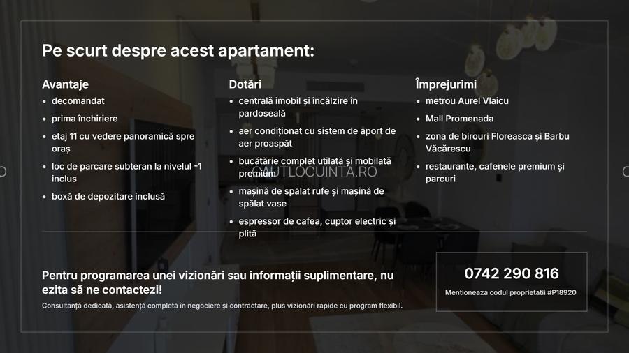 Ap 2 cam | Floreasca | Panoramic | SPA Inclus | Parcare Inclusă | Boxă - 13