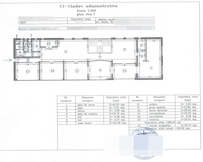 Clădire de Birouri Moderna 930 Mp/Teren 4 362 Mp De Vanzare, Nazna