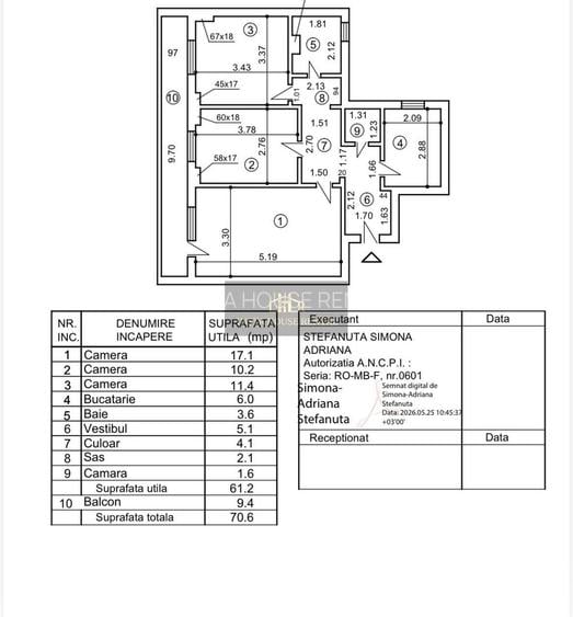 ❇️  3 Camere DECOMANDAT | Etaj 1 | Reabilitat Termic - VEDERE ÎN SPATE - 1