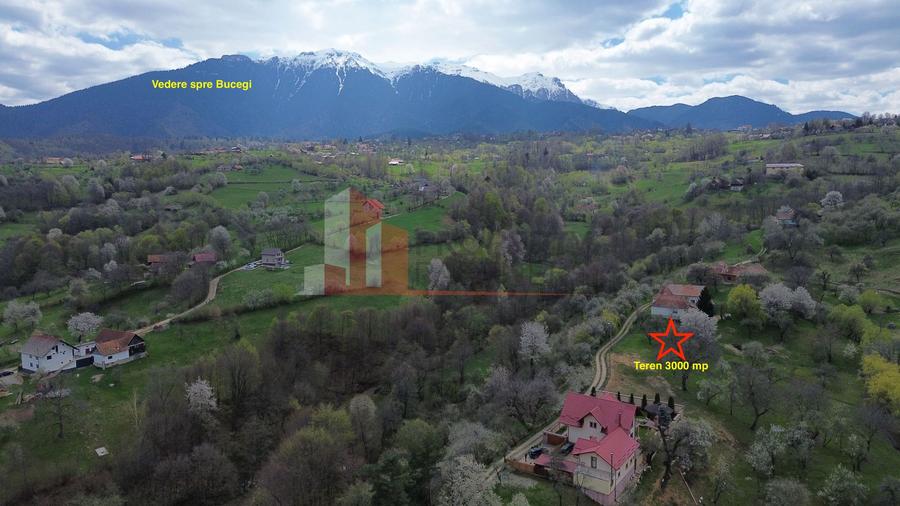 TEREN PREMIUM ÎN BRAN – SOHODOL | 3000 MP CU PANORAMĂ EXCEPȚIONALĂ