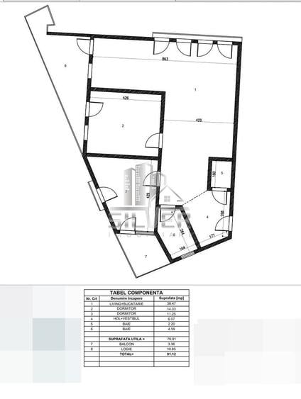 Apartament cu 3 camere/77mp/Zorilor.