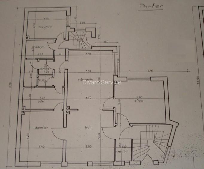 Vanzare vila zona Titulescu cu trei apartamente piscina garaj  gradina foisor - 22