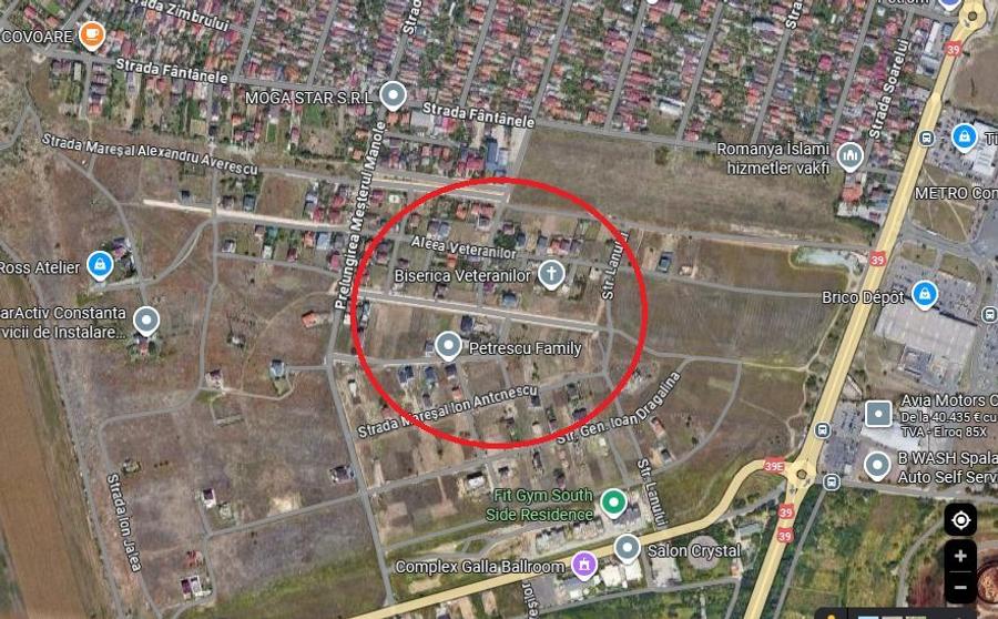 Teren Km5 Veterani -partea cu parcul
