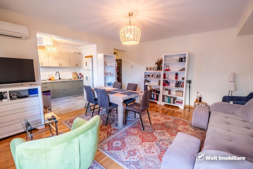 Apartament superb 2 cam. 59 mp , terasa 46 mp, balcon 7.5 mp,garaj ,zona Vivo