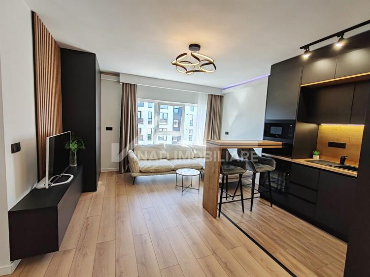 Apartament cu 2 camere, mobilat modern, parcare, Strada Tineretului
