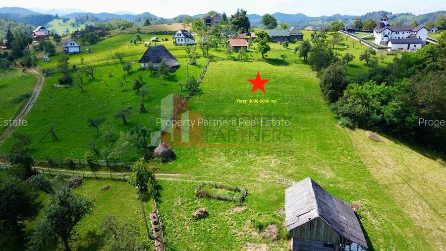 Teren intravilan 3.000–5.000 mp, priveliște panoramică – Bran–Șimon - 3