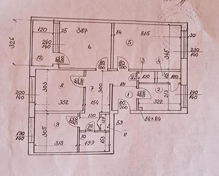 Apartament de 4 cam, suprafata 80mp, cu centrala termica, cartier Titan