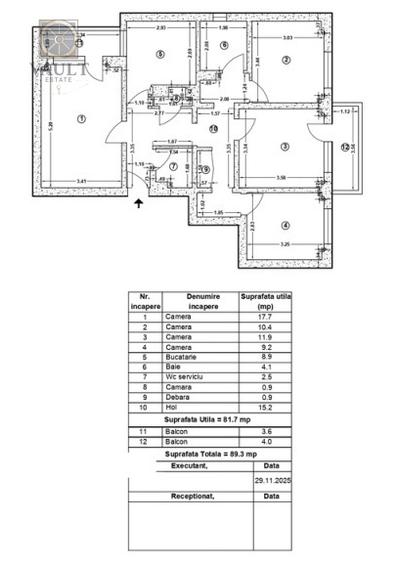 4 CAMERE - BULEVARDUL TINERETULUI - PARC TINERETULUI