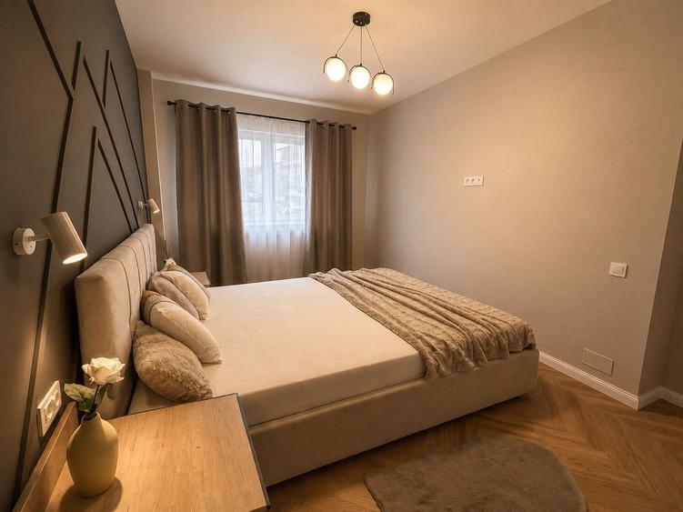Apartament 3 camere, finisat mobilat, 56 mp, Floresti zona Terra