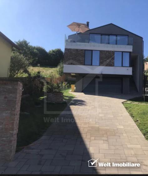 Casa moderna, ultrafinisata, panorama deosebita, Feleacu