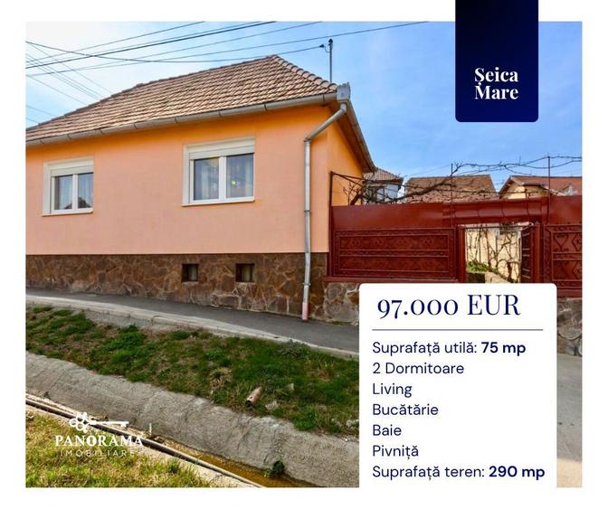 Casă de vânzare Șeica Mare. Liniște, aer curat în inima Transilvaniei