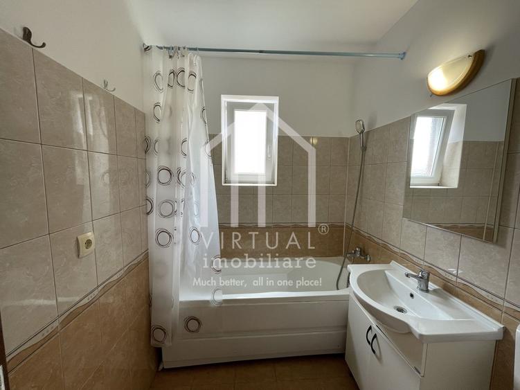 Apartament de inchiriat 3 camere, 2 bai, bucatarie inchisa- Turnisor
