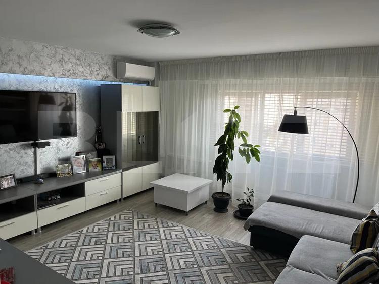 Apartament 3 camere decomandate, 82 mp, cu 2 balcoane, mobilat, Calea Mănăștur