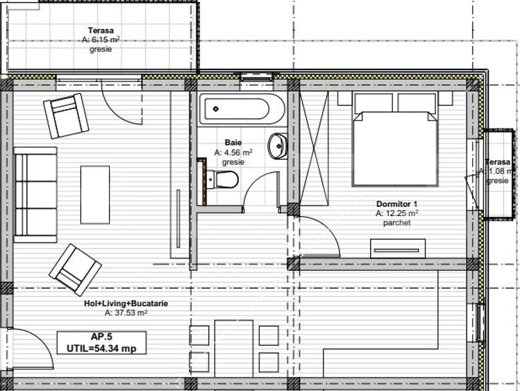 Spațiu Dublu: Apartament + Pod + 4 Locuri de Parcare, Giarmata VII