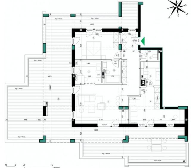 Penthouse exclusivist | terasă panoramică - 120 mp | Lake View Garden